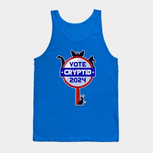Vote Cryptid - outline version Tank Top